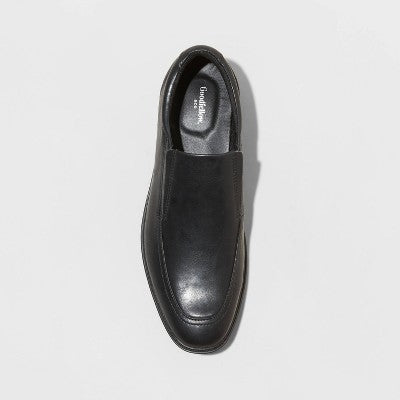Men's Toby Loafer Dress Shoes - Goodfellow & Co Black 11.5: Cushioned Footbed, Memory Foam Insole