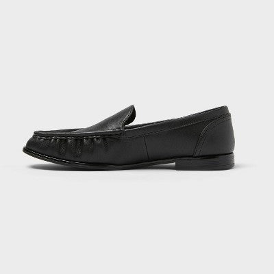 Women’s James Rouched Loafers With Memory Foam Insole – A New Day Brown 7.5