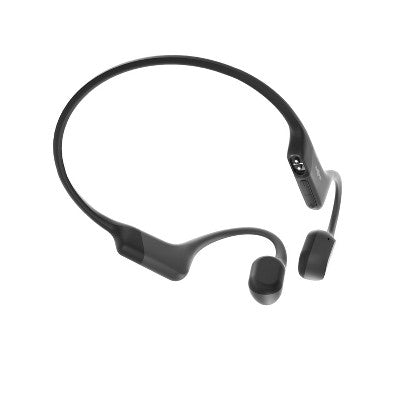 Shokz Openrun Bluetooth Wireless Headphones - Black: Open-Ear, Built-In Microphone, Water-Resistant