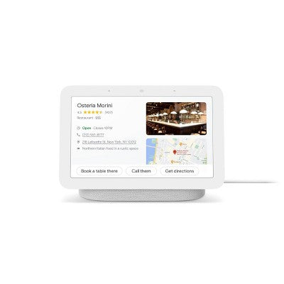 Google Nest Hub (2Nd Gen) Smart Display - Charcoal: 7" Led Voice-Control, Bluetooth