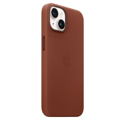 Apple iPhone 14 Leather Case with MagSafe - Umber