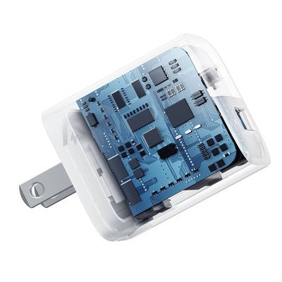 Anker 2-Port 32W Wall Charger With 6' Lightning To Usb-C Cable - White: Quick Charge Usbc Block