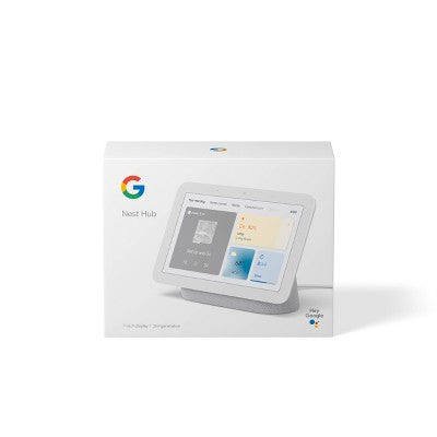 Google Nest Hub (2Nd Gen) Smart Display - Charcoal: 7" Led Voice-Control, Bluetooth