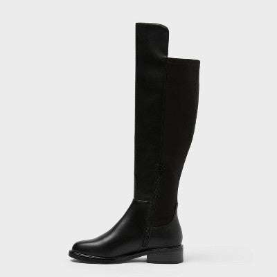 Women’s Hope Boots With Memory Foam Insole - A New Day Black 8
