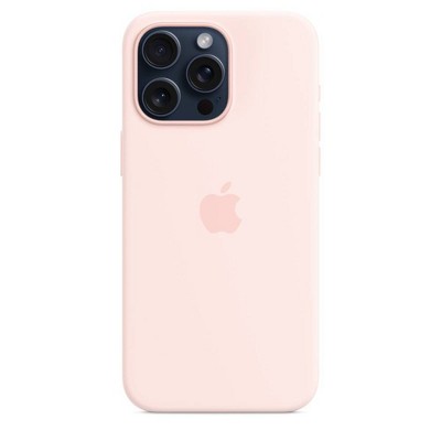 Apple Iphone 15 Pro Max Silicone Case With Magsafe - Black