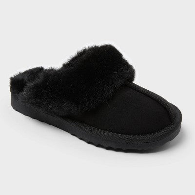 Kids' Inez Scuff Slipper - Cat & Jack Brown 2