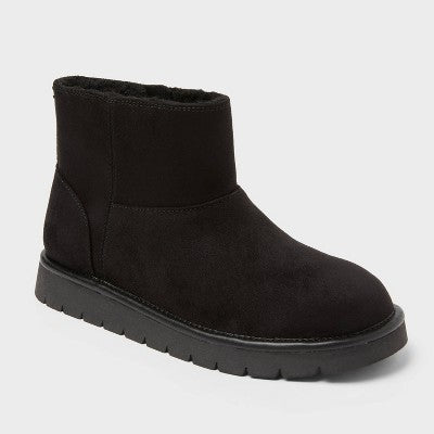 Women’s May Microsuede Boots With Memory Foam Insole - Universal Thread Black 9