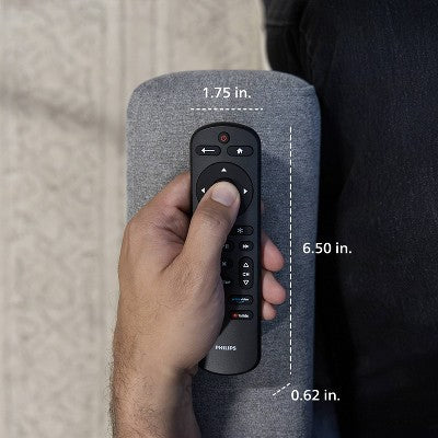 Philips One-Touch Programming Streaming Replacement Remote: Infrared Tv Accessory