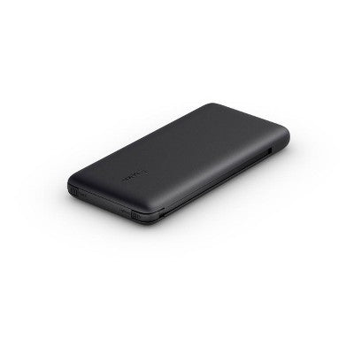 Belkin 10000 Mah 23W Power Bank Usb-C + Lightning Cables + Usb-C Port - Black