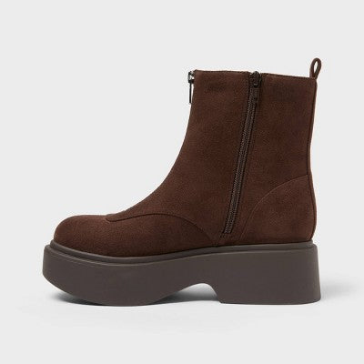 Women’s Honor Boots With Memory Foam Insole – Wild Fable Dark Brown 9.5