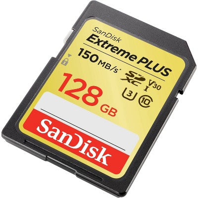 Sandisk Extreme Plus 128Gb Sd Uhs-I Memory Card: 150 Mbps Transfer Speed