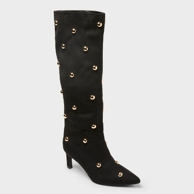 Women’s Justice Boots with Memory Foam Insole – A New Day Jet Black 6