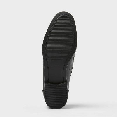 Women’s James Rouched Loafers With Memory Foam Insole – A New Day Black 7