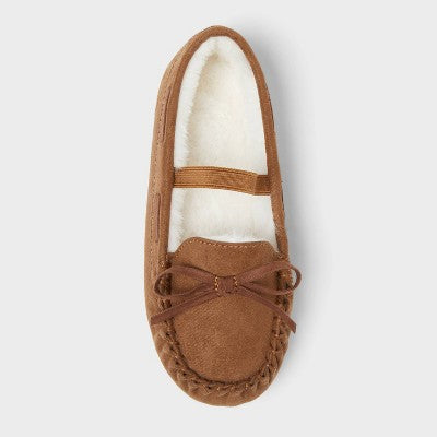 Toddler Celina Moccasin Slipper - Cat & Jack Brown 5