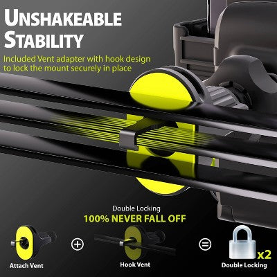 Bracketron Tripgrip Dash & Vent Mount: Mobile Device Stand For Cars