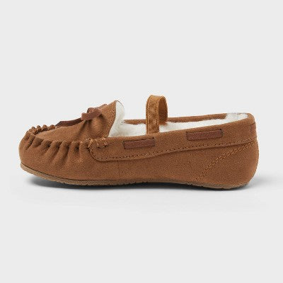 Toddler Celina Moccasin Slipper - Cat & Jack Brown 5