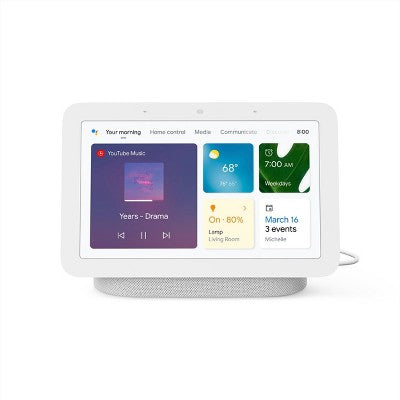 Google Nest Hub (2Nd Gen) Smart Display - Charcoal: 7" Led Voice-Control, Bluetooth