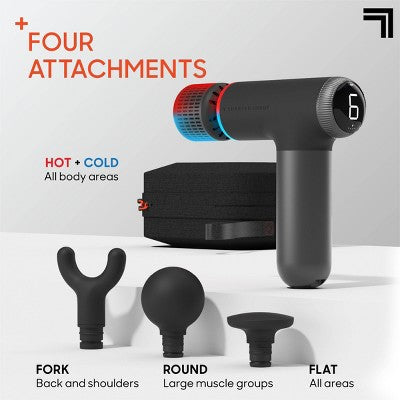 Sharper Image Powerboost Pro Plus Hot And Cold Compact Body Massager