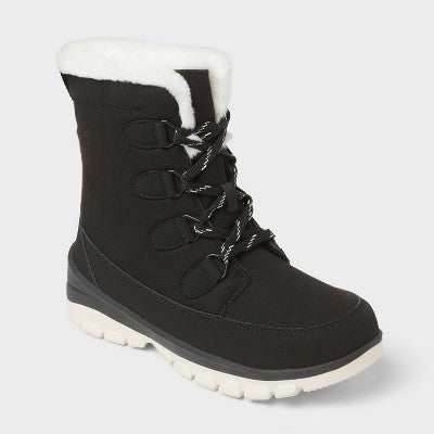 Women’s Corie Boots with Memory Foam Insole - Universal Thread Jet Black 7