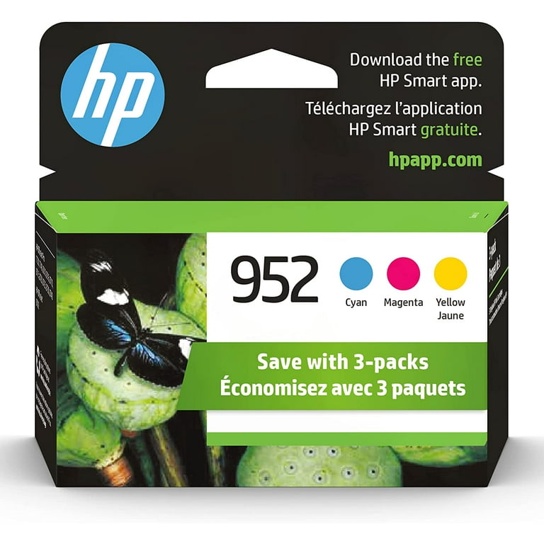 Hp 952 C/M/Y 3Pk Ink Cartridge - Cyan, Magenta, Yellow (N9K27An#140): Printer Ink Combo Pack (Please Be Advised That Sets May Be Missing Pieces Or Otherwise Incomplete.)