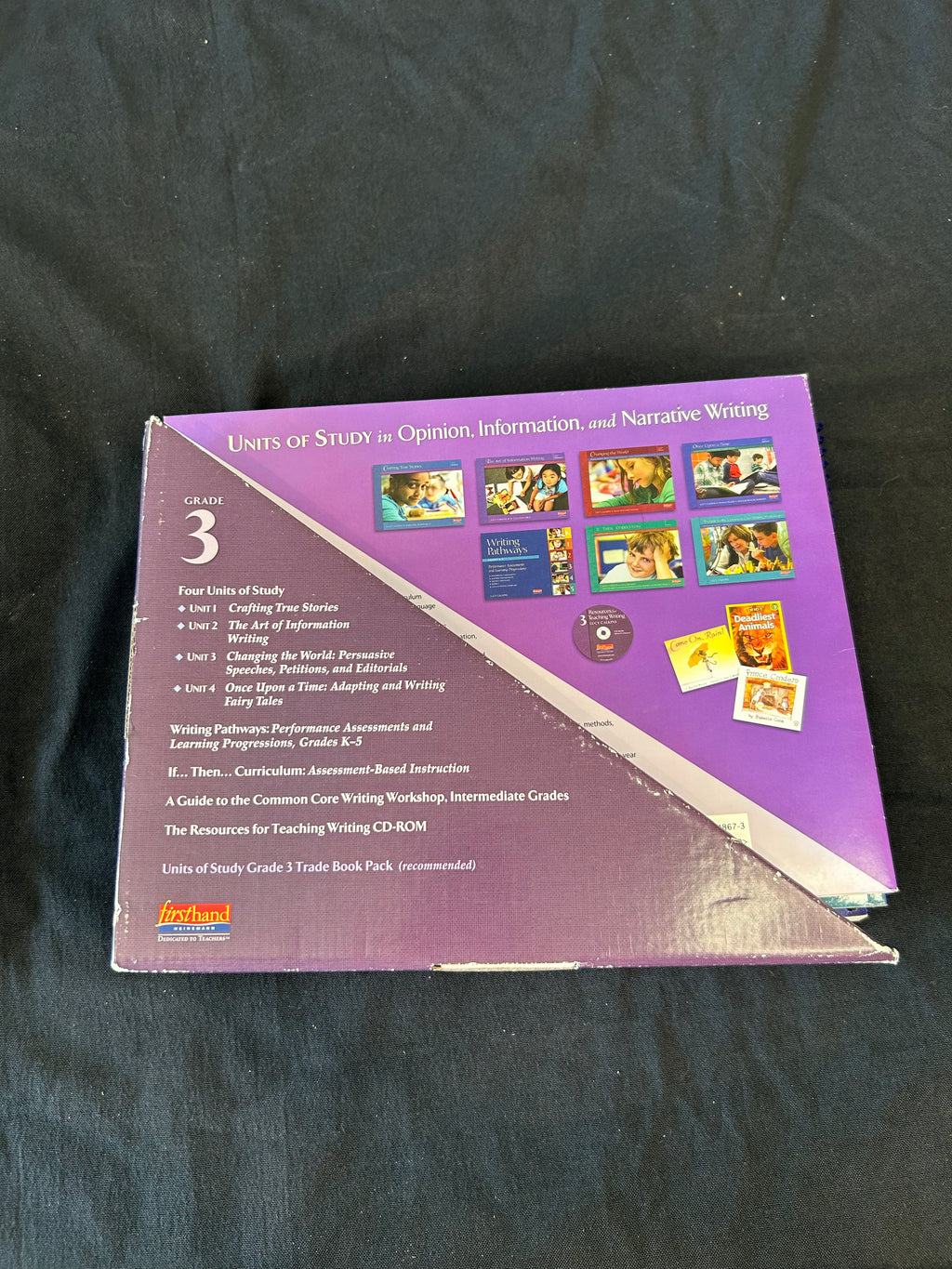 Units of Study Grade 3 – in Opinion, Information, and Narrative Writing (Lucy Calkins) Complete Box Set w/ CD