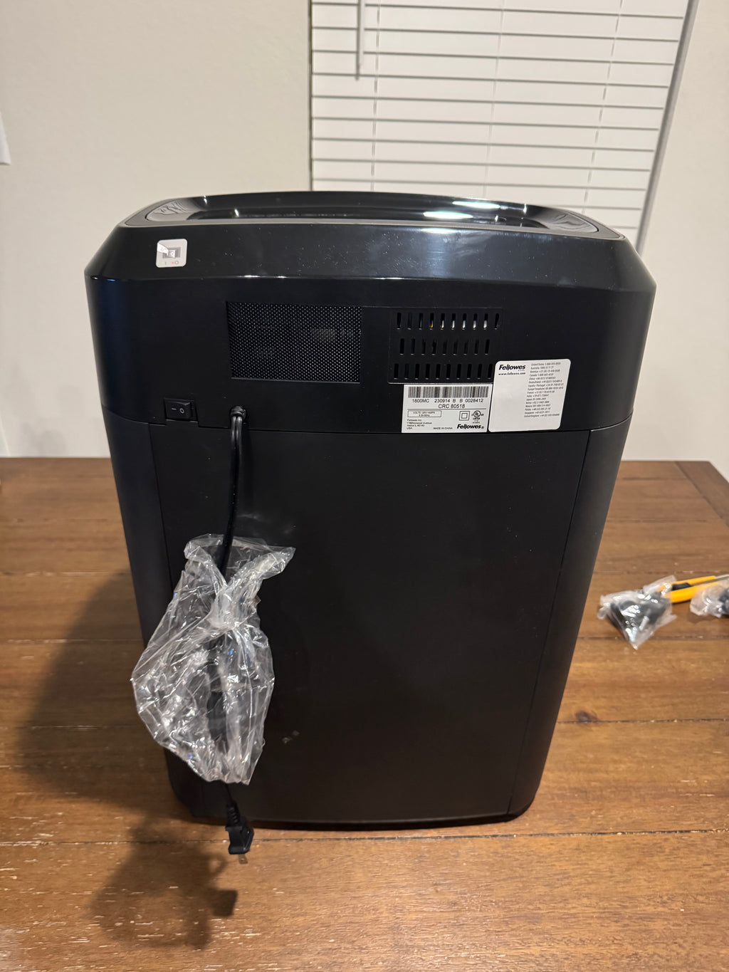 Fellowes 1800Mc Shredder