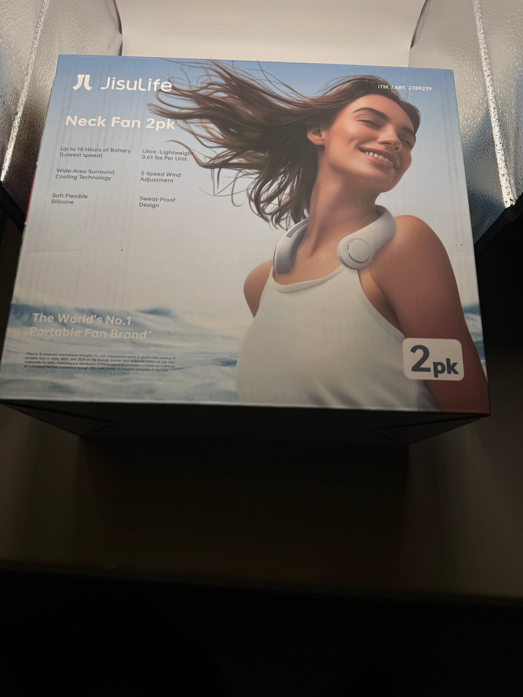 Jisulife Neck Fan 2Pk