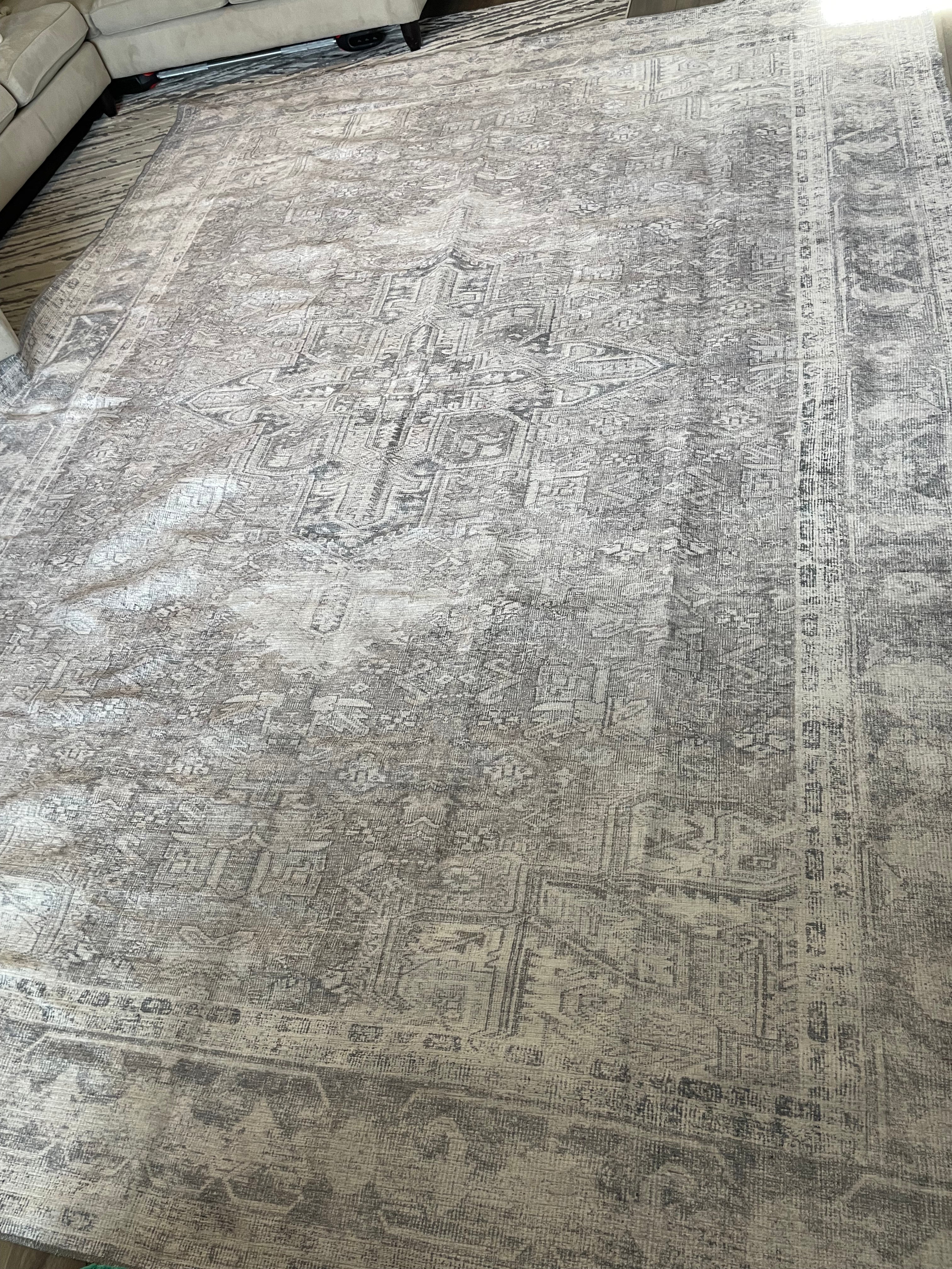 Extra-Large Chenille Area Rug — 9'8" x 13'7"