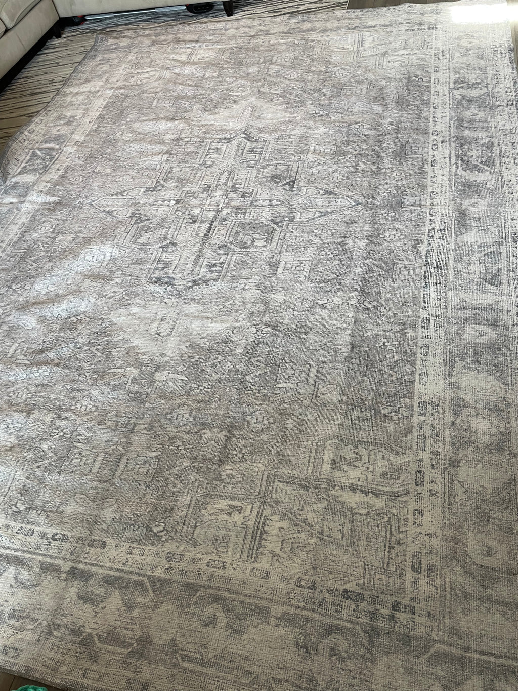 Extra-Large Chenille Area Rug — 9'8" x 13'7"