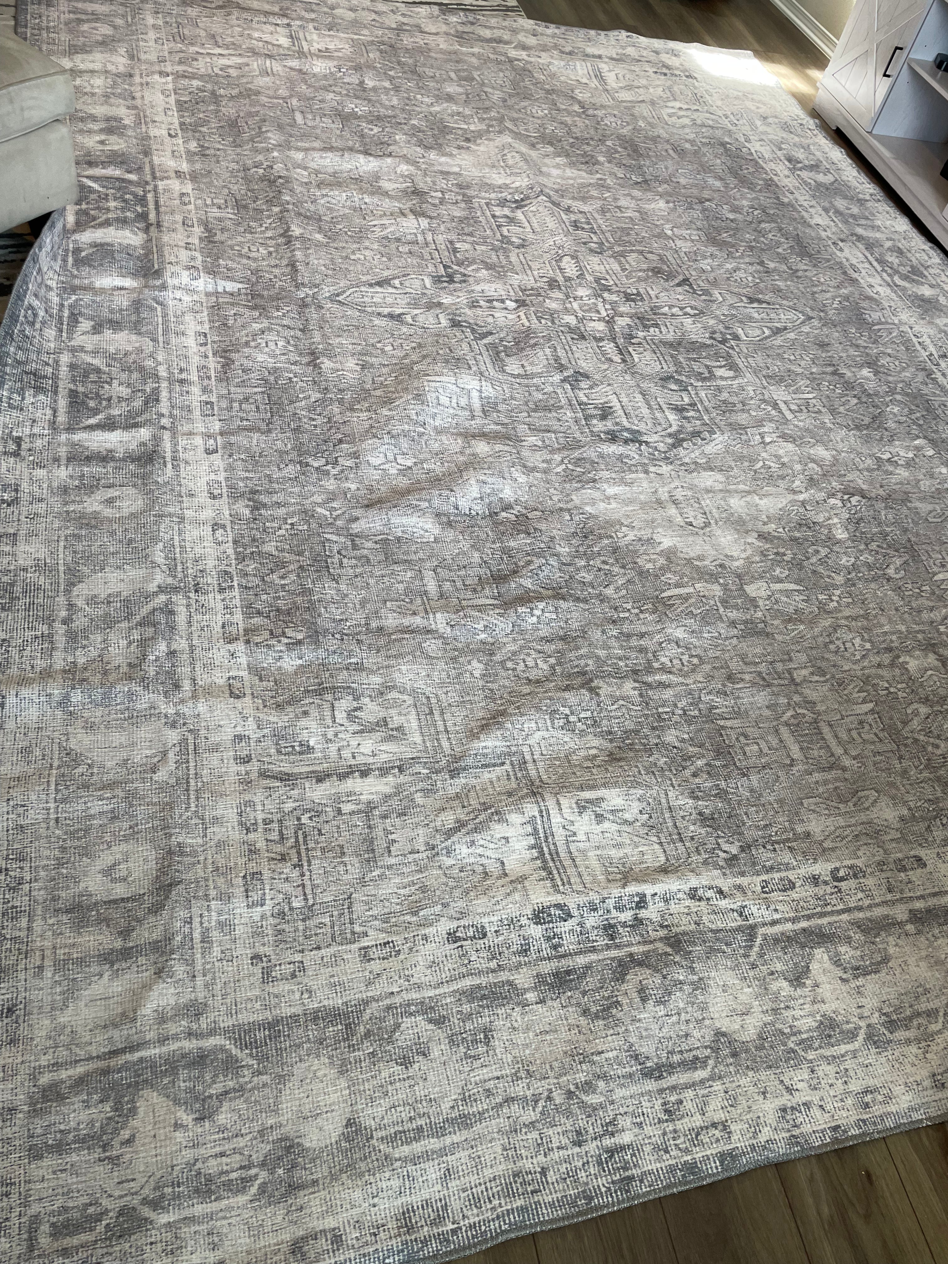 Extra-Large Chenille Area Rug — 9'8" x 13'7"