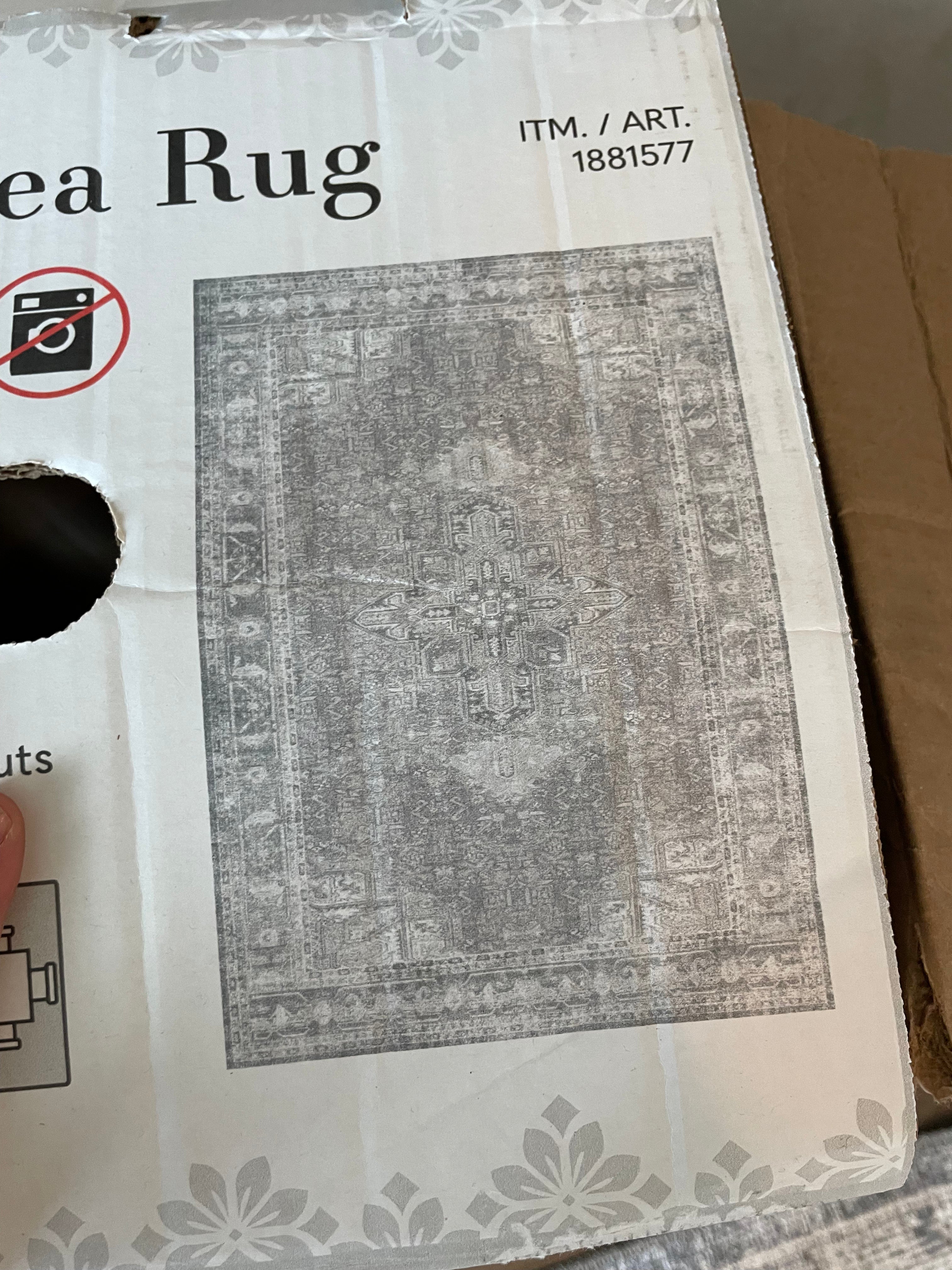 Extra-Large Chenille Area Rug — 9'8" x 13'7"