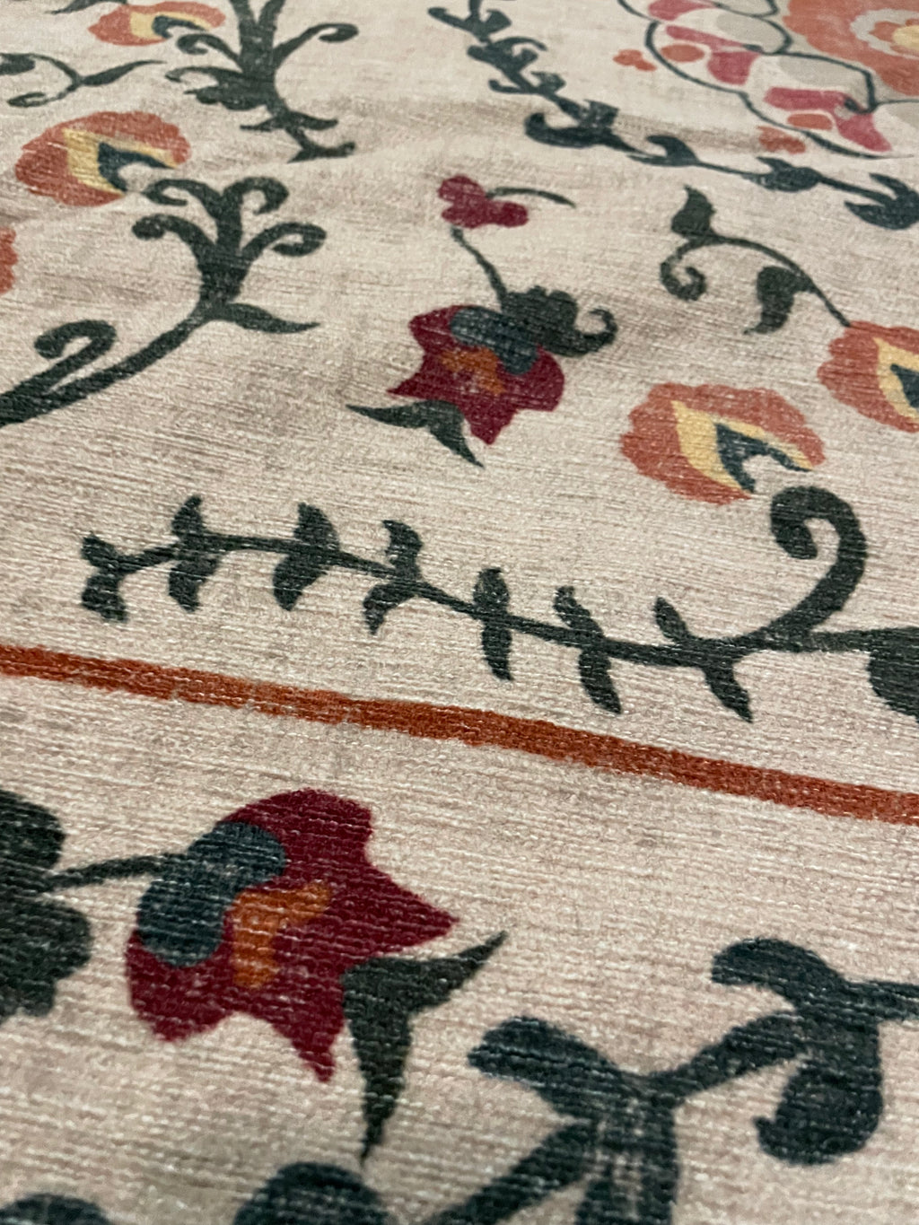 Ruggable Flatwoven Suzani – 8x10 Washable Rug Cover (No Pad)