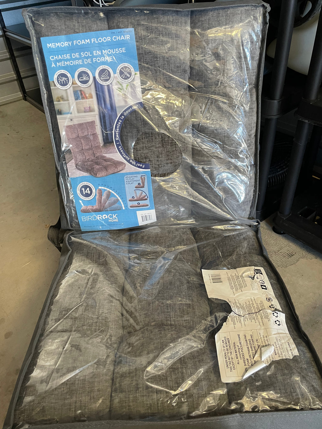 Birdrock Foam Floor Chair