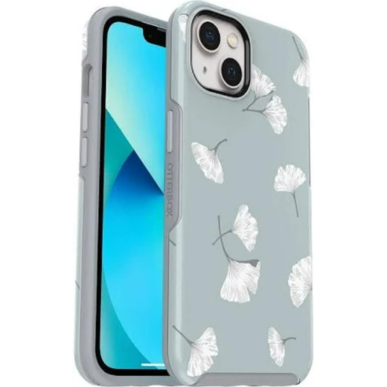 Otterbox Iphone 13 Pro Symmetry Series Case - Gingko Gray: Bump-Resistant Leaf Design