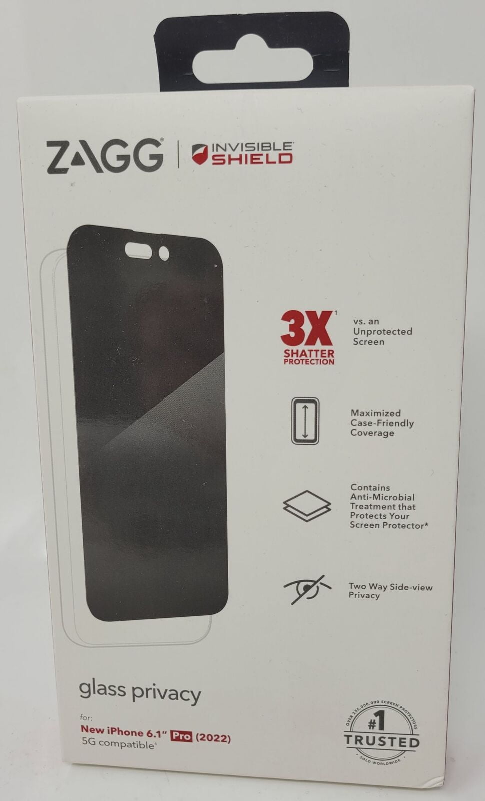 Zagg Invisibleshield Apple Iphone 14 Pro Max Glass Elite Privacy Screen Protector