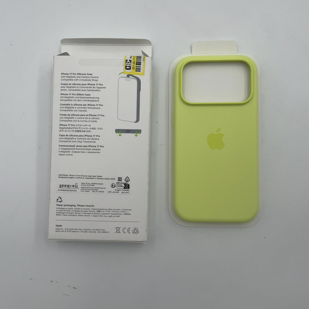 Apple Iphone 17 Pro Silicone Case With Magsafe – Neon Yellow