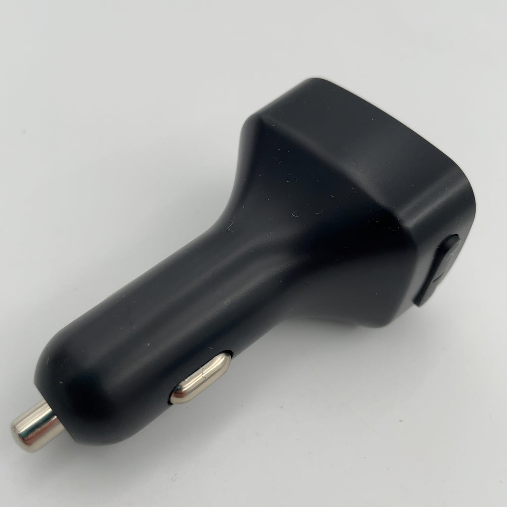 Just Wireless Bluetooth FM Transmitter Type C and USB-A Charging Port Bass Sound Booster - Black