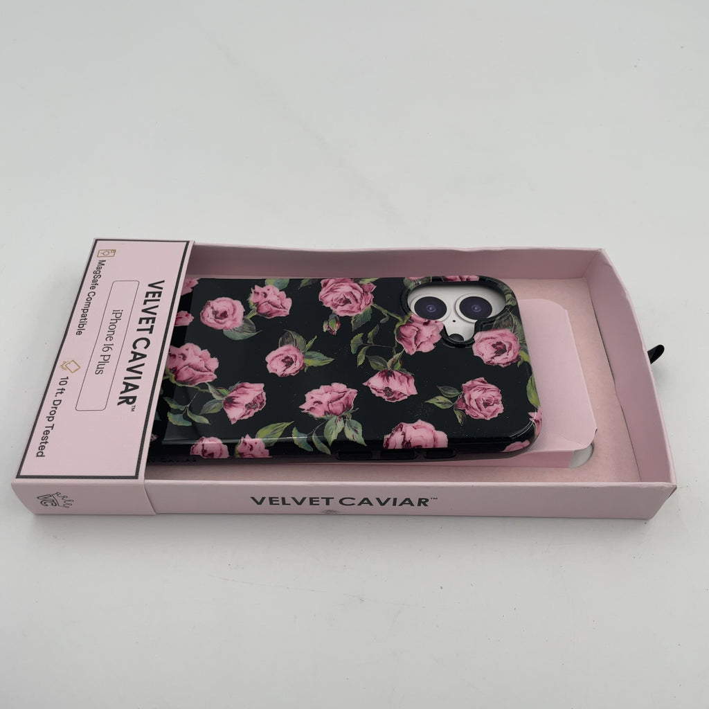 Velvet Caviar Iphone 16 Plus Magsafe Case - Pink Rose Floral: Plastic, Botanical Pattern