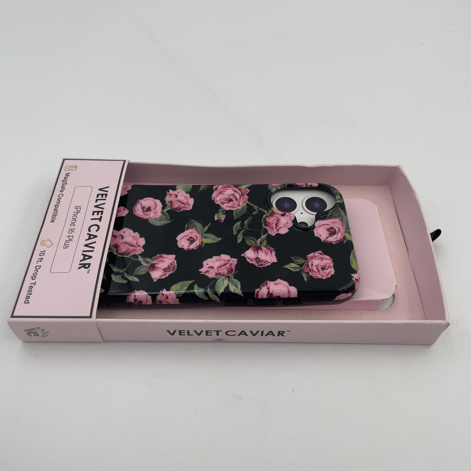 Velvet Caviar Iphone 16 Plus Magsafe Case - Pink Rose Floral: Plastic, Botanical Pattern