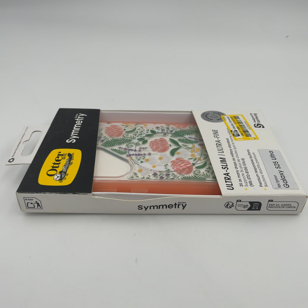 Otterbox Samsung Galaxy S25 Ultra Symmetry Series Case With Magnets - Peachy Bloom: Solid Plastic Protection For Electronics
