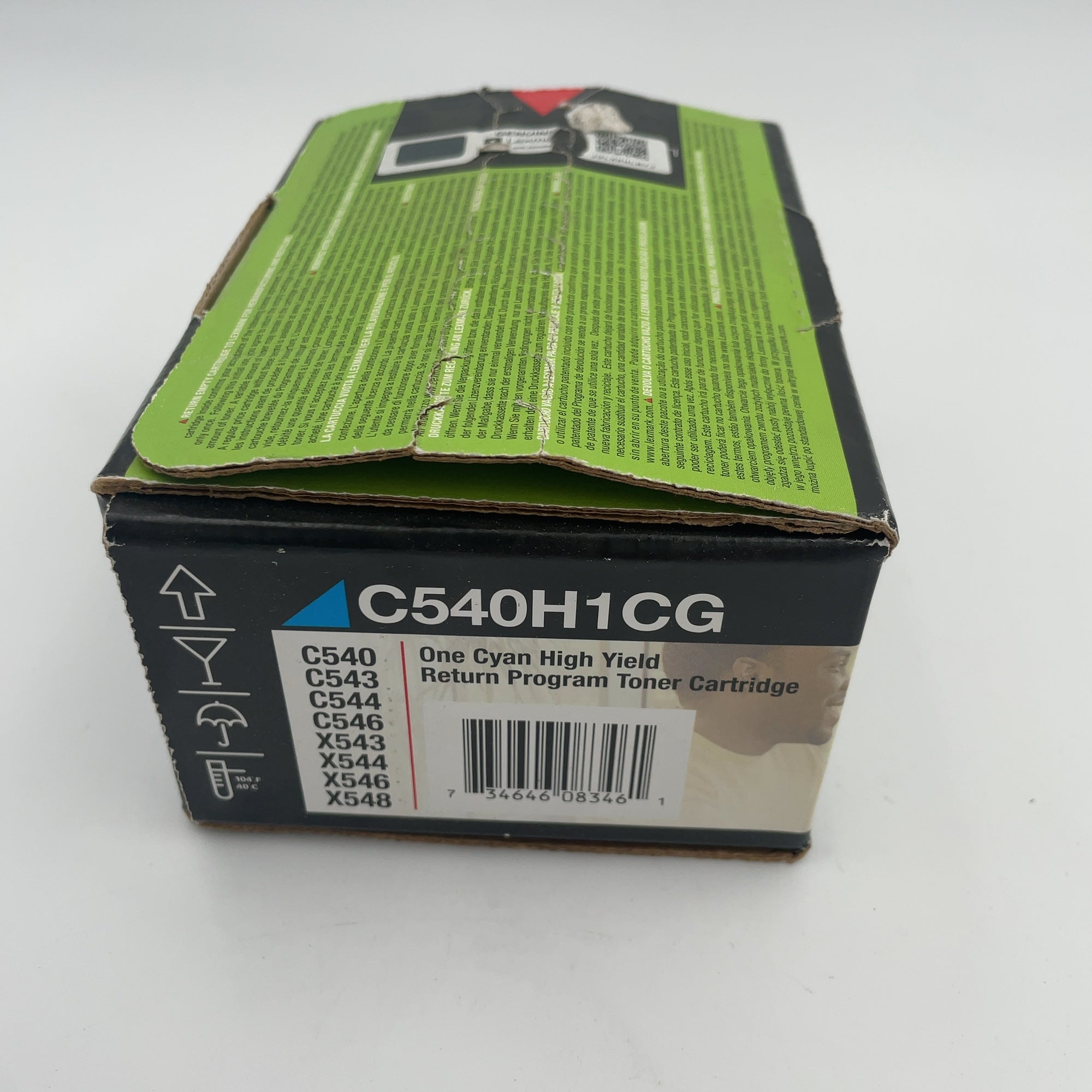 Lexmark High-Yield Toner, 2000 Page-Yield - Cyan (C540H1Cg)