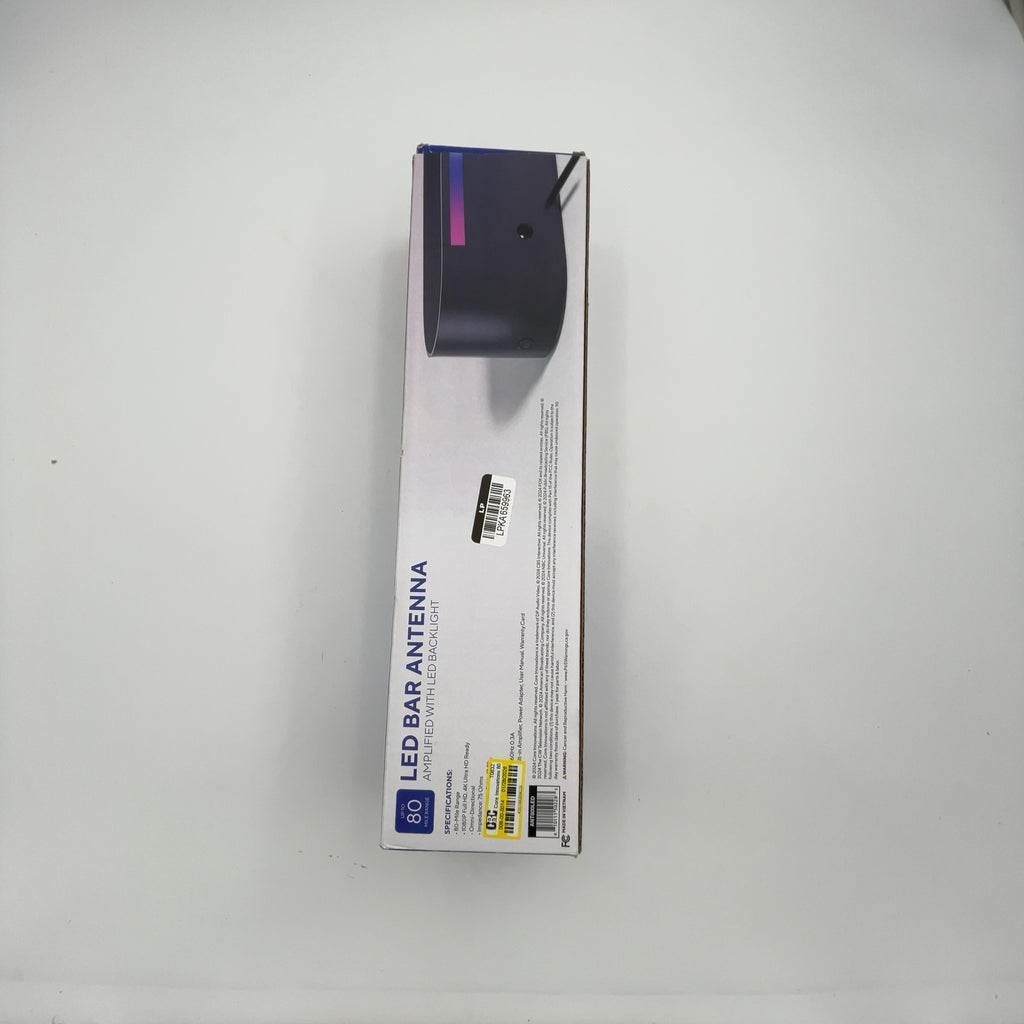 Core Innovations 80-Mile Amplified Indoor Tv Antenna Bar With Led Lighting: Universal Mount
