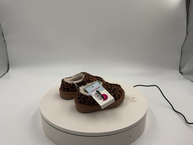 Toddler Jude Clog Slippers - Cat & Jack Leopard Brown 5T