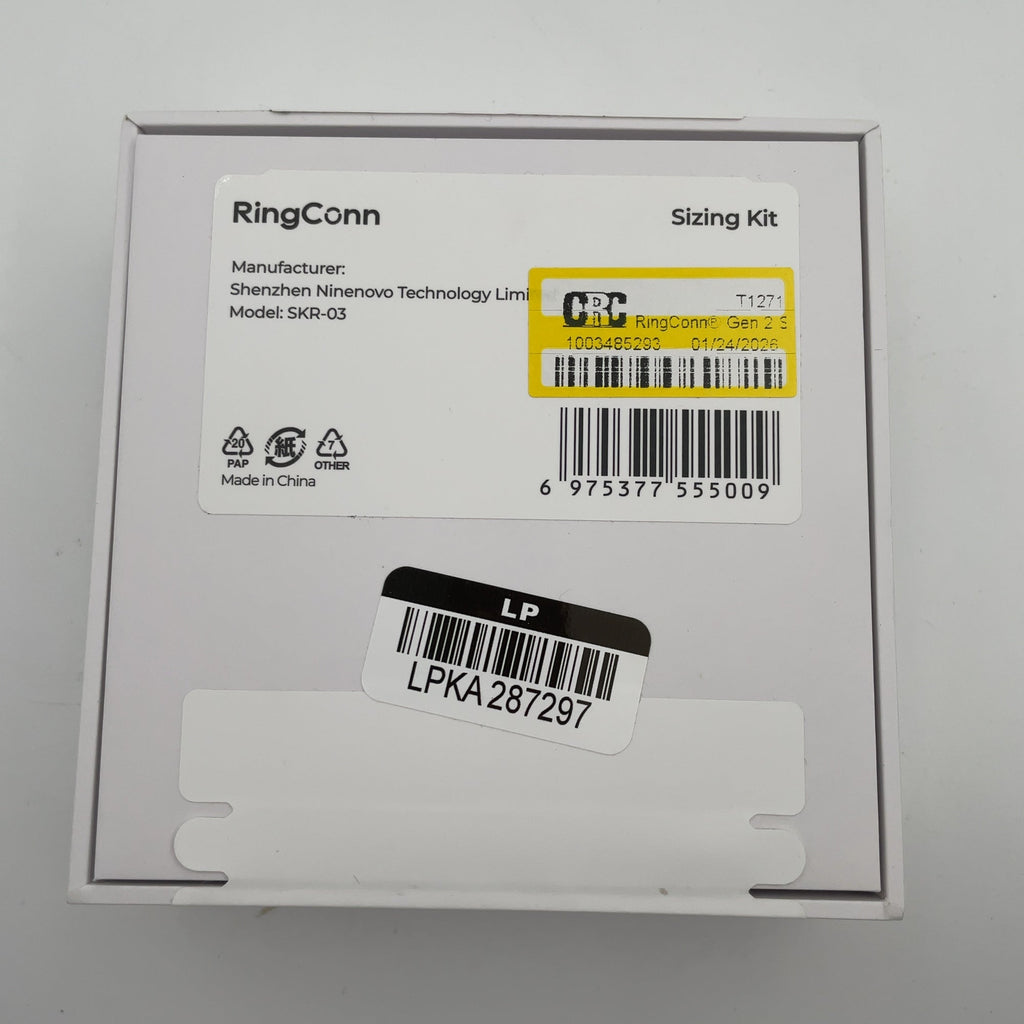 Ringconn® Gen 2/Gen 2 Air Smart Ring Sizing Kit, Size Before You Buy To Choose Between Gen 2 Ring Sizes In White, Size: 6 - 14