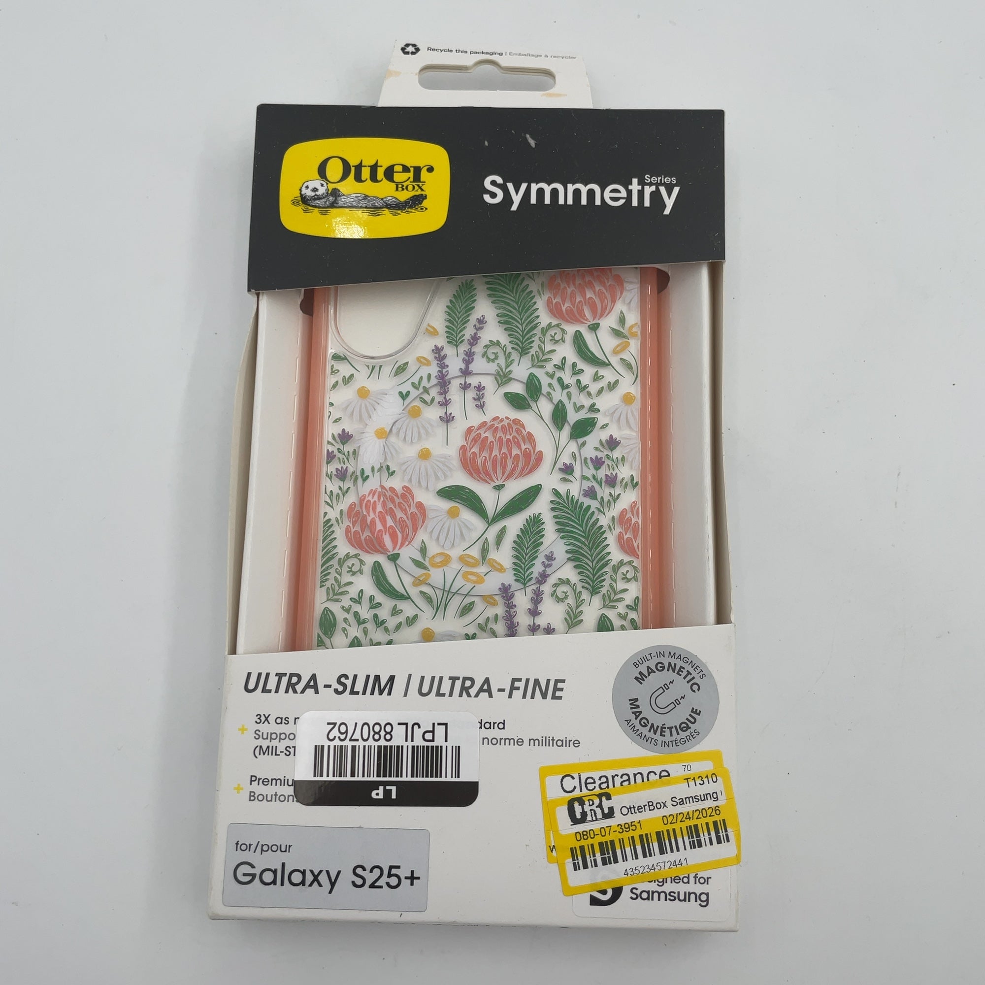Otterbox Samsung Galaxy S25+ Symmetry Series Case With Magnets - Peachy Bloom