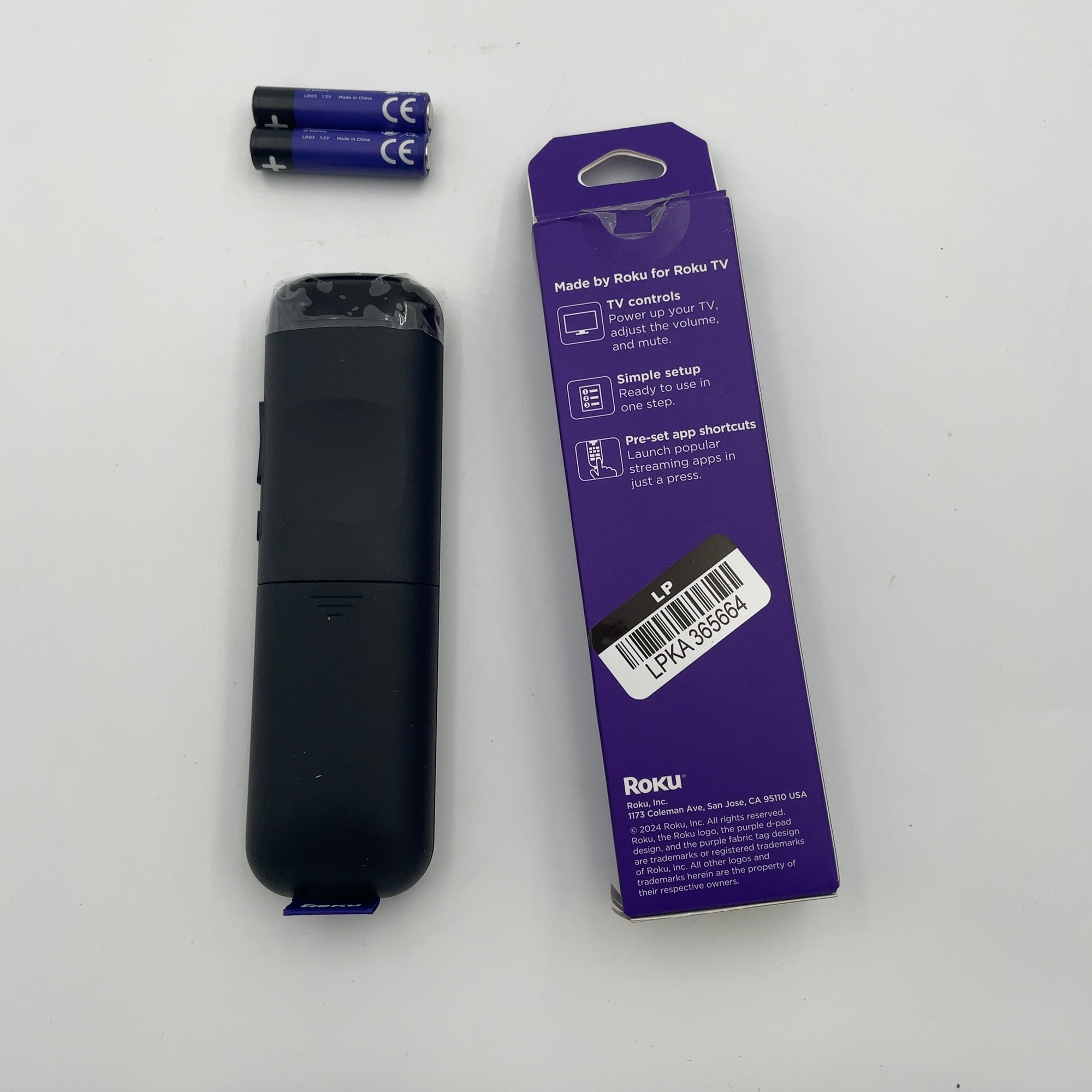Roku Remote - Tv Replacement Remote Compatible With Roku Tv Models Only: Infrared Home Theater Accessory