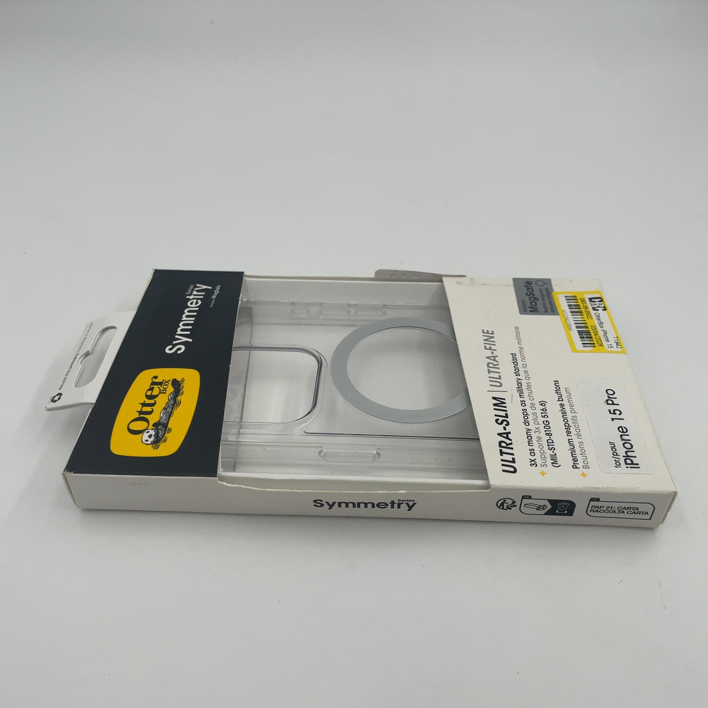 Otterbox Iphone 15 Pro Symmetry Series Clear Case With Magsafe - Clear: Polycarbonate, Solid Pattern