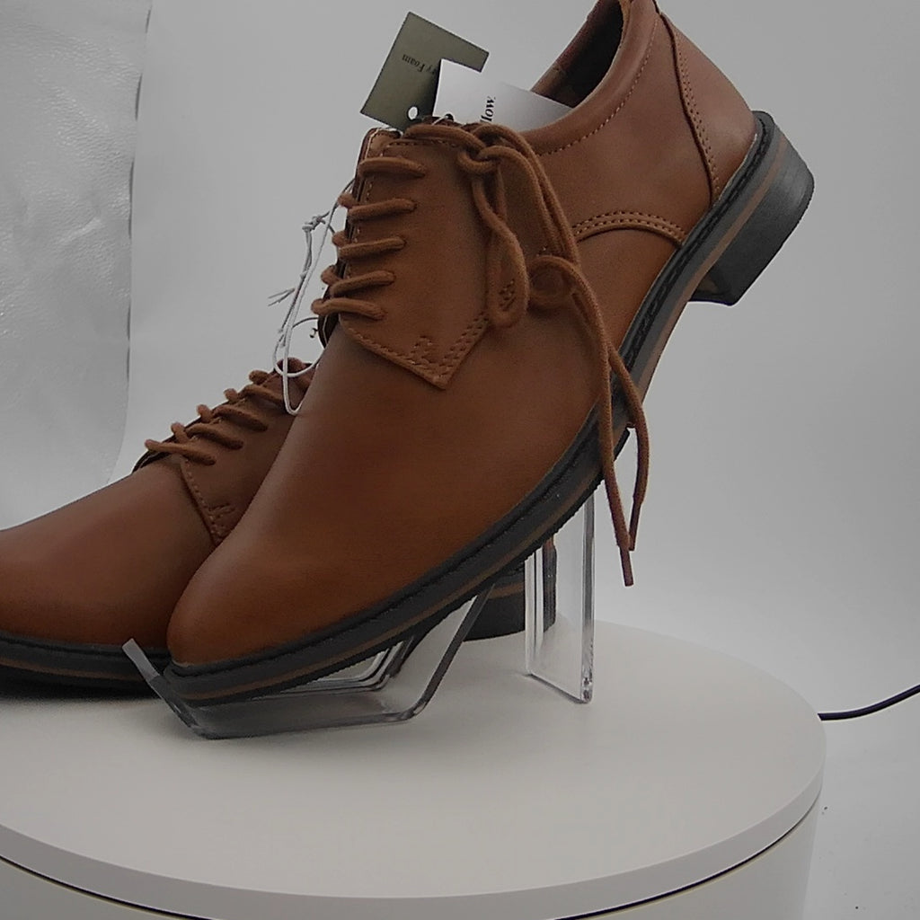 Men's Leo Dress Shoes - Goodfellow & Co Brown 8