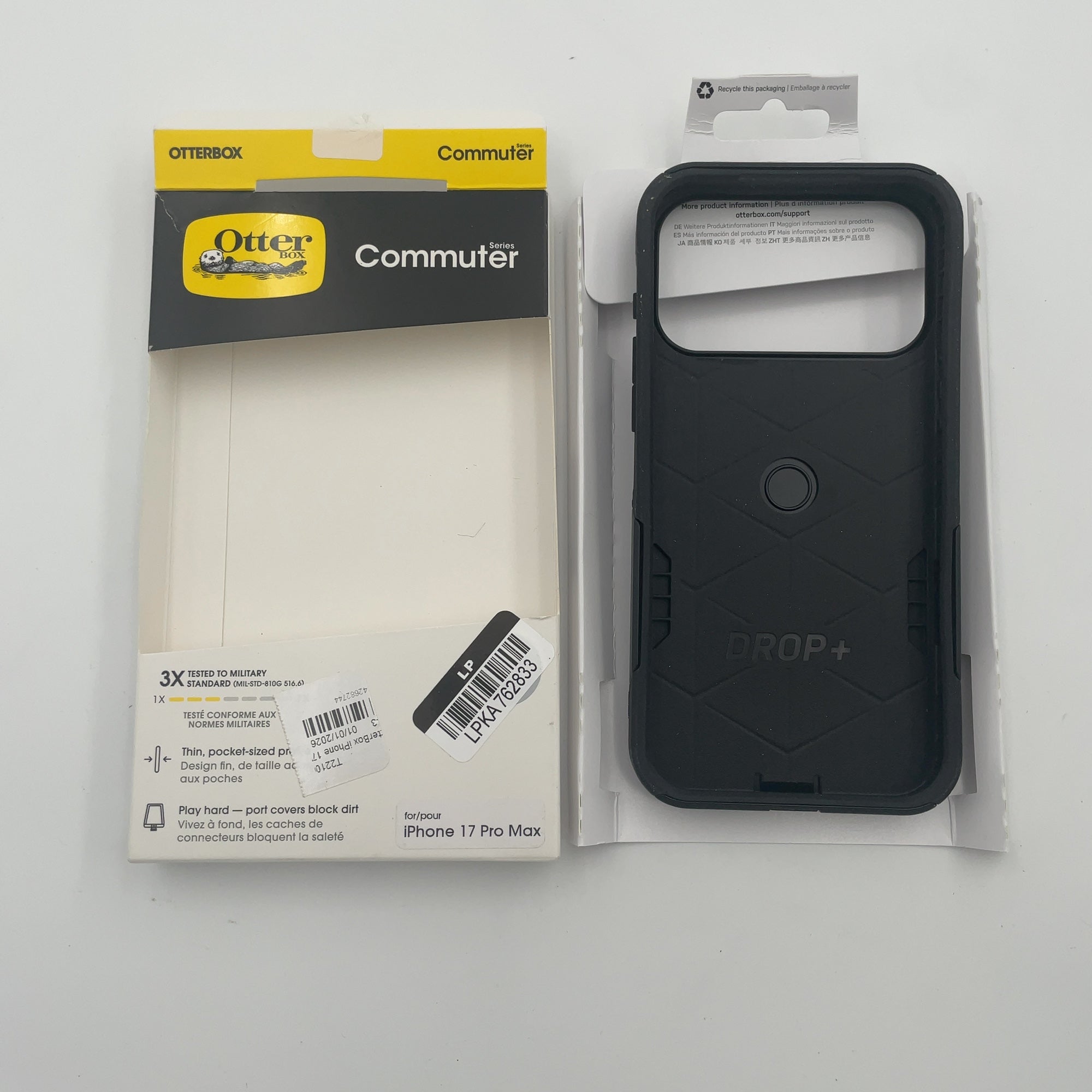 Otterbox Iphone 17 Pro Max Commuter Series Case For Magsafe With Camera Control - Black