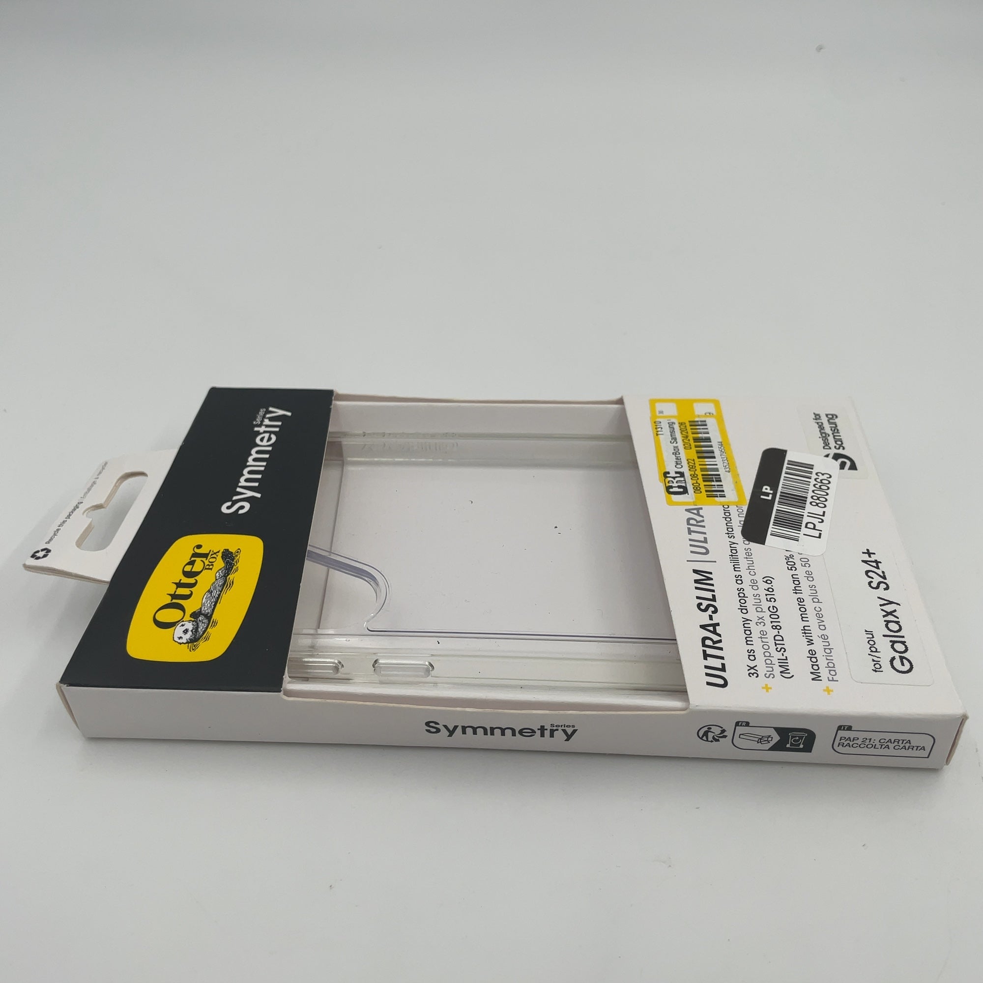 Otterbox Samsung Galaxy S24+ Symmetry Series Case - Clear: Scratch & Bump Resistant